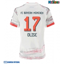 Camisa de Futebol Bayern Munich Michael Olise #17 Equipamento Secundário Mulheres 2025-26 Manga Curta
